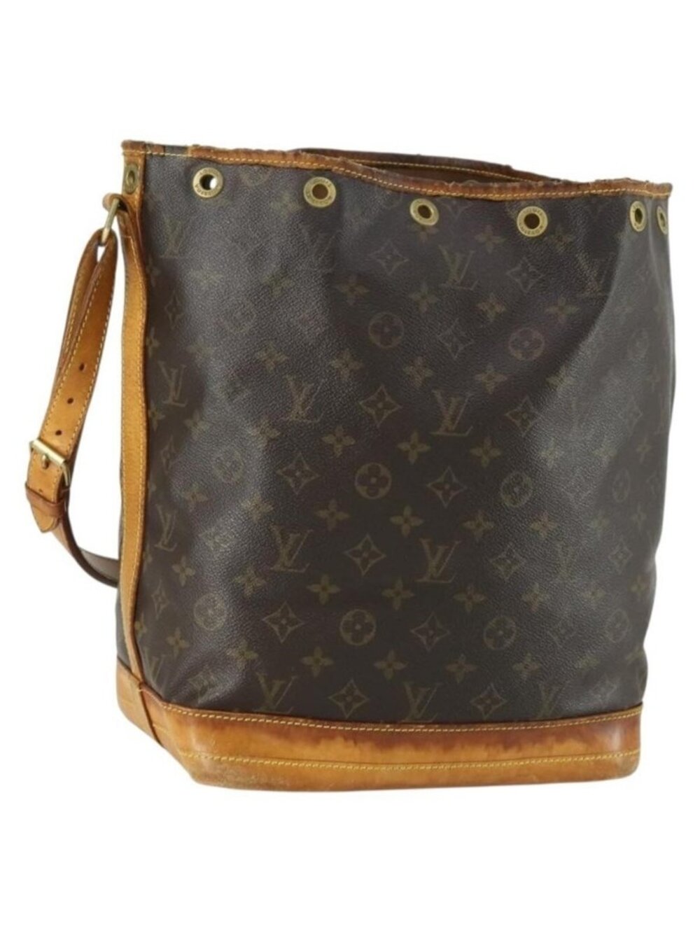 Authentic LOUIS VUITTON Monogram Noe Shoulder Bag M42224 LV